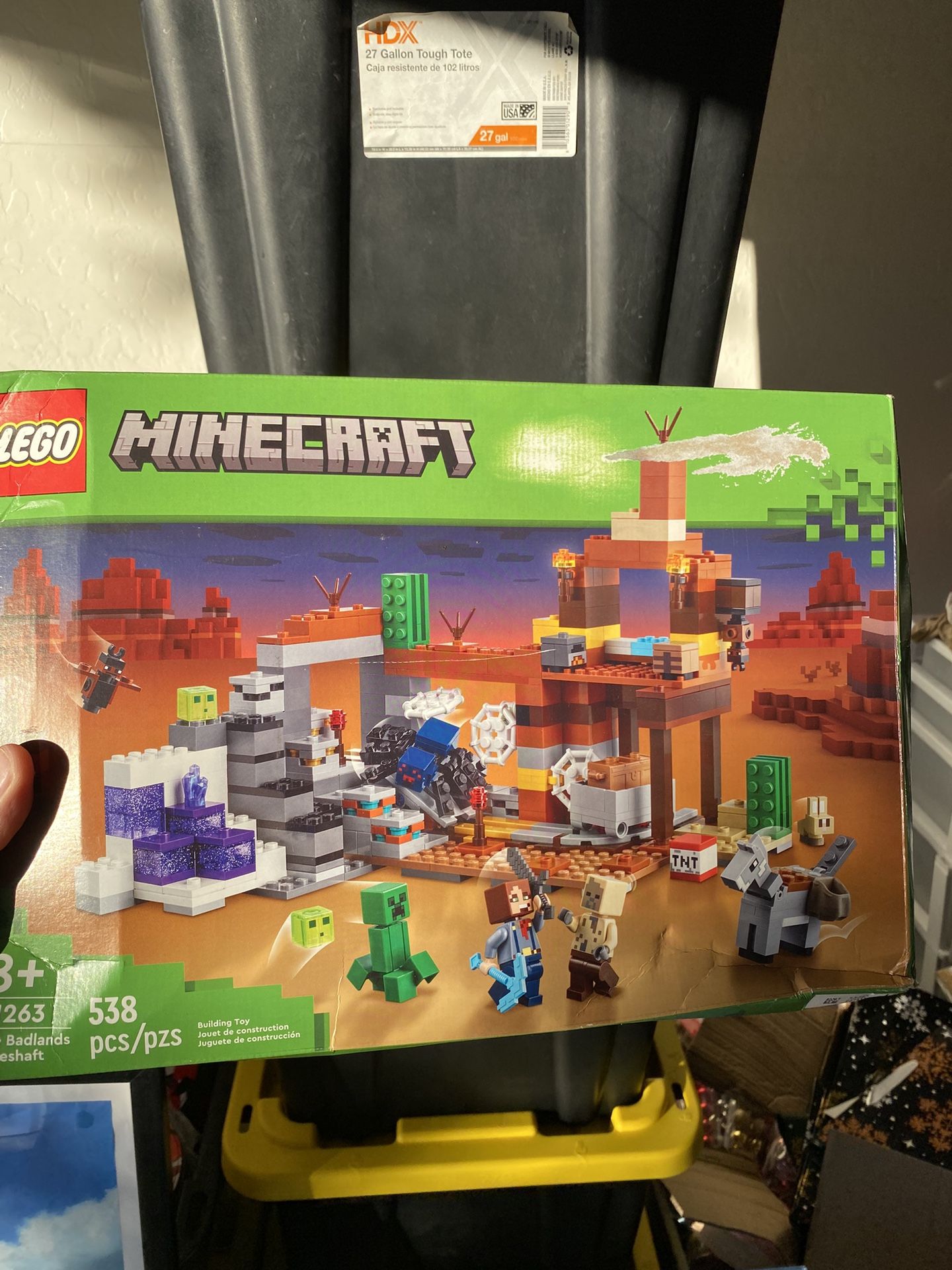 LEGO Minecraft The Badlands Mineshaft 21263 Toy Building Kit 538 pcs