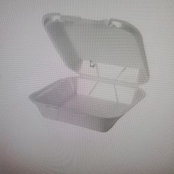 Take-out Containers, 8 1/4" x 7 7/8" X 3", 1-Compartment