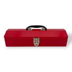 Small Red Steel Tool Box
