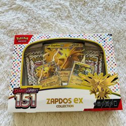 Pokemon 151 Zappos EX Collection Box Brand New 