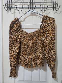 Small Leopard Print Blouse