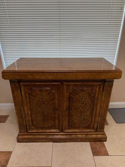 Stanley flip-top server/buffet cabinet