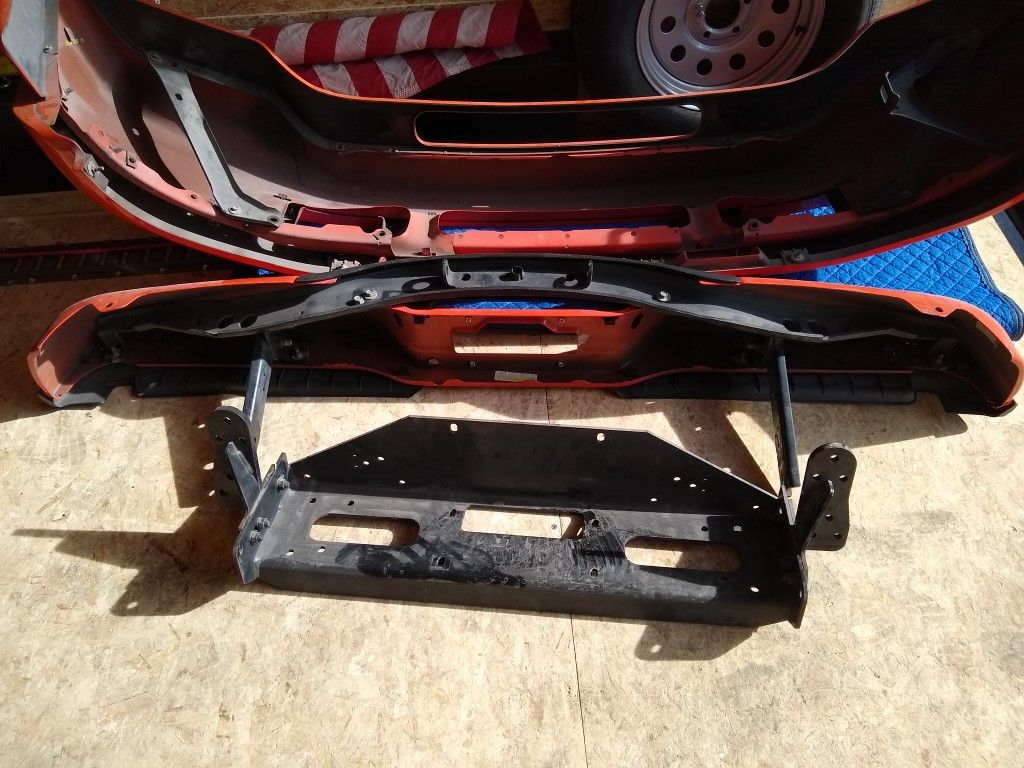 Ford SD Rear bumper / front bumper with Warn winch mount $250