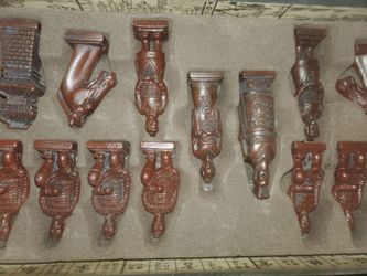 Antique chess set