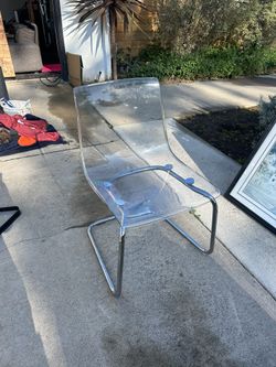 Clear Desk Chair