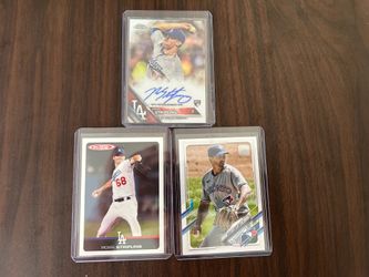 Dodgers Ross Stripling RC Auto (3) card lot