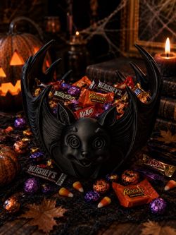 🎃 3D Printed Halloween Bat Candy Bowls – 3 Sizes Available! 🦇 (Check Description)