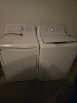 Washer and dryer set