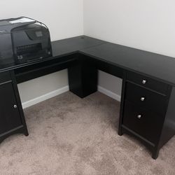 Corner Wooden Office Desk 