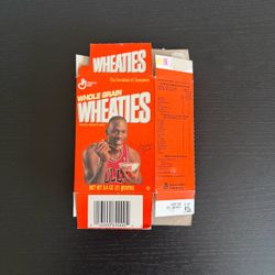 General Mills Wheaties Michael Jordan Chicago Bulls Flat Box Mini 1991 Series 27