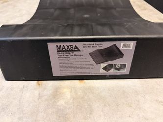 maxsa park right flat free tire ramps
