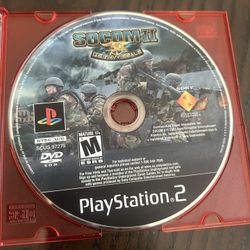 SOCOM II 2 US Navy SEALS PS2 Sony PlayStation 2, 2003 