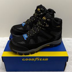 Men Goodyear Steel Toe Work Boot Sz 9 1/2, 10 1/2, 12
