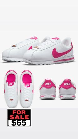 Nike Cortez Pink & White Sneakers