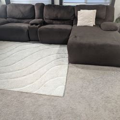 Power recliner sectional couch