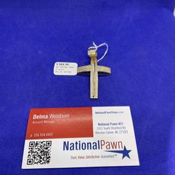 10KT Gold Cross Pendant 