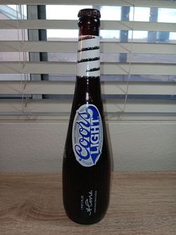 Coors Light Limited Edition Baseball Bat Bottle