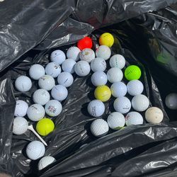 Used golf balls