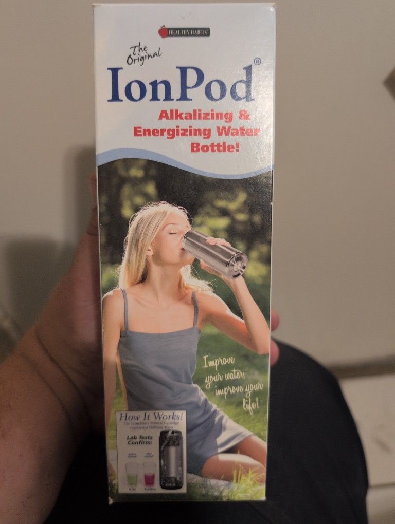 Brand New The Original Ion Pod Alkalizing Water Bottle