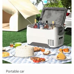 5.0 5.0 out of 5 stars 5 Portable Car Refrigerator with 12/24V DC Compressor, Fast Cooling Freezer(-7.4°F-14°F) for Outdoor Fishing,Traveling,Camping