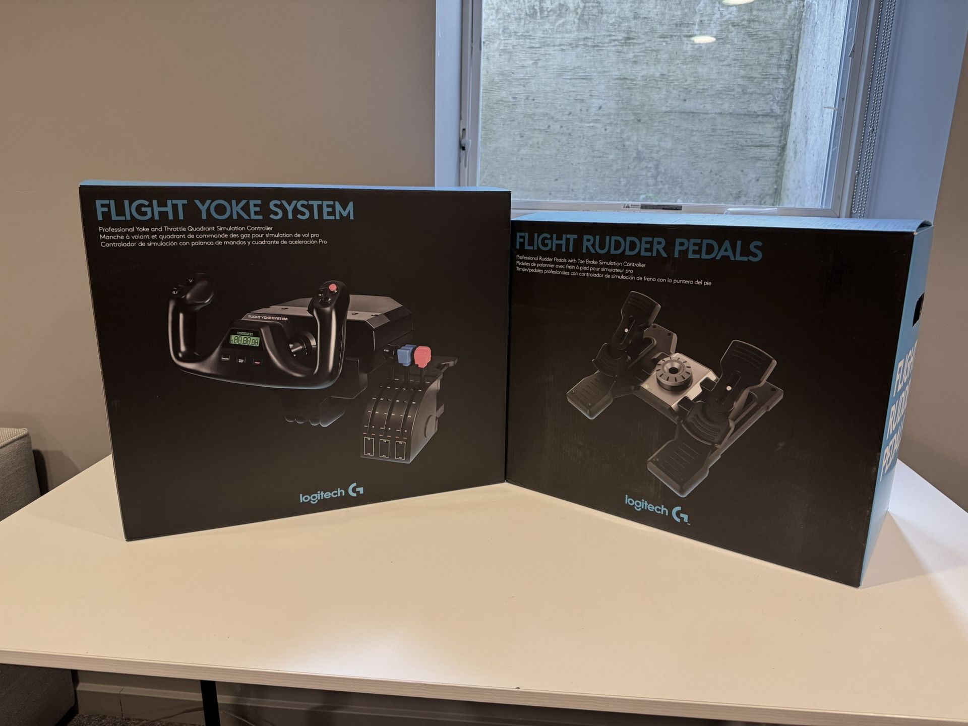 Logitech G Pro Yoke System / G Pro Pedals