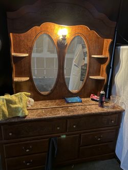 Dresser and closet