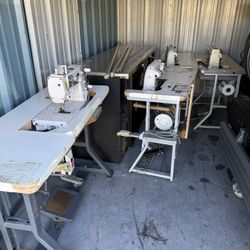 4 Industrial Sewing Machines 
