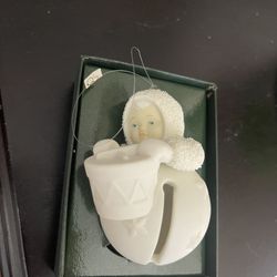 Dept 56 snowbabies angel Drummer bell Ornament