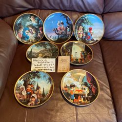 Precious Moments Plates. Bible Story. seven plate are seven dollars