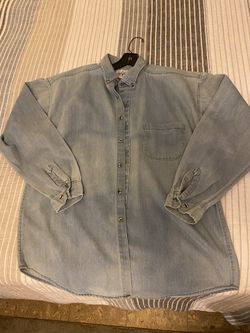 Jeans shirt size L long sleeves