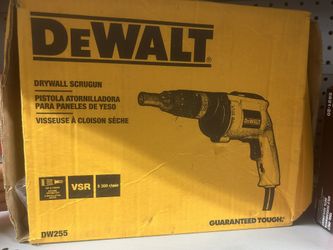 DEWALT DW255 HEAVY-DUTY VARIABLE SPEED DRYWALL SCREWDRIVER, REVERSIBLE
