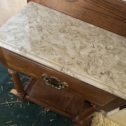 entry mirror console