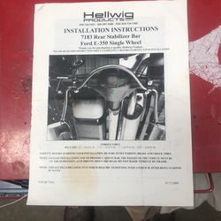 Ford E350 Rear Stabilizer Sway Bar Assembly 