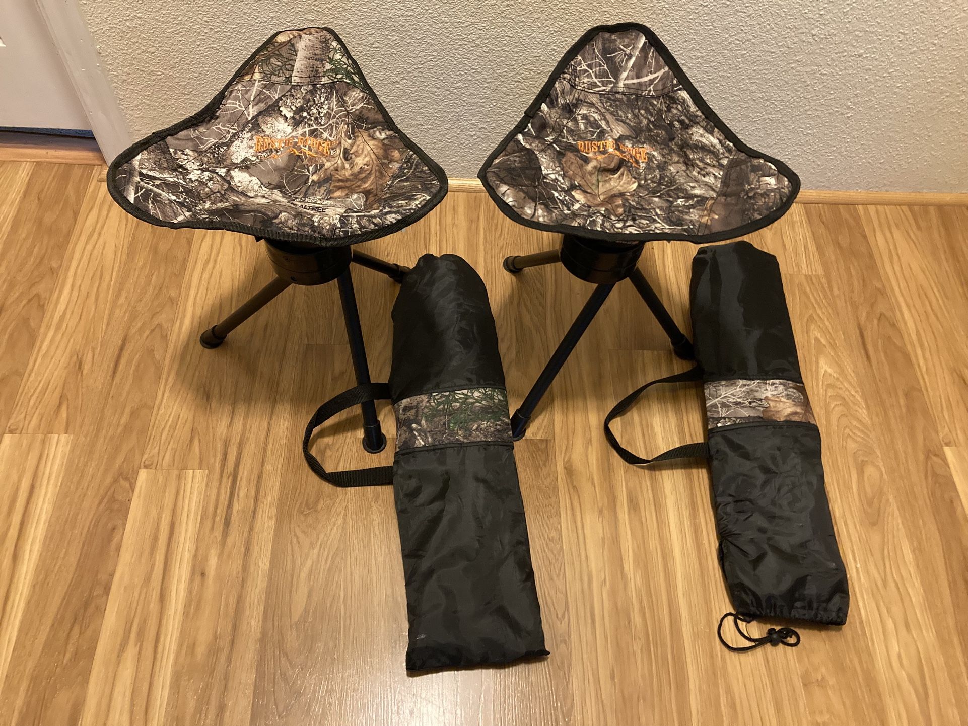 Two like brand new Kings River Quad Hunting Stool