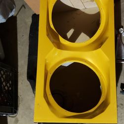 Car speaker container