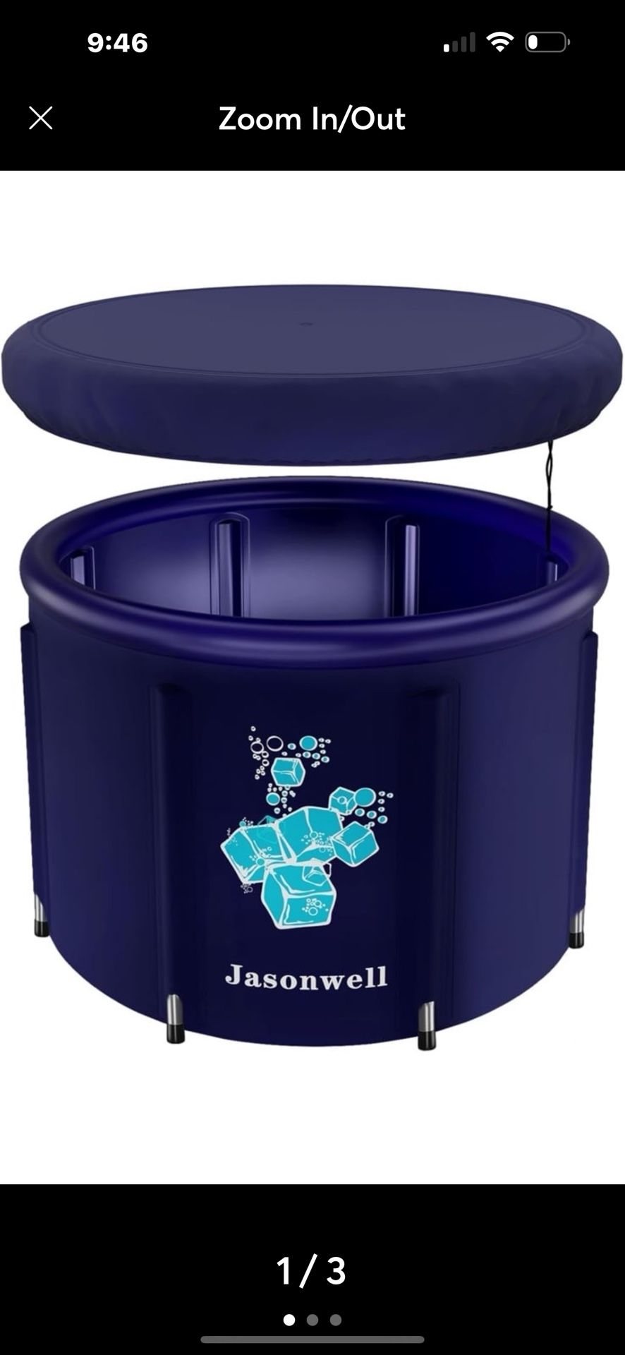 Jasonwell Ice Bath Tub for Athletes