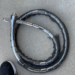 Old School Cobra Links Motorcycle Lock