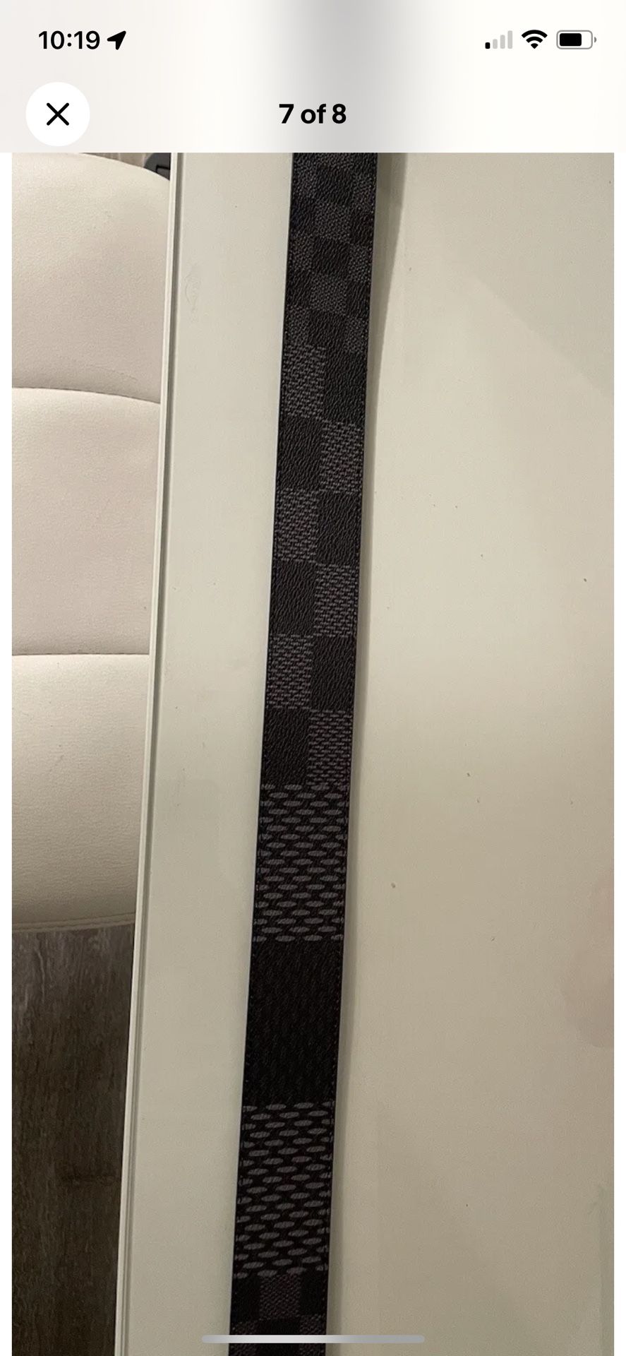 Size 95 Waist 38 Charcoal Grey Louis Vuitton Belt for Sale in Covina, CA -  OfferUp