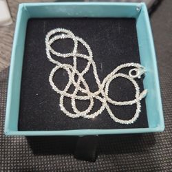 Rock Twisted Sterling Silver Chain