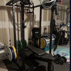 Squat Rack With pulley System 