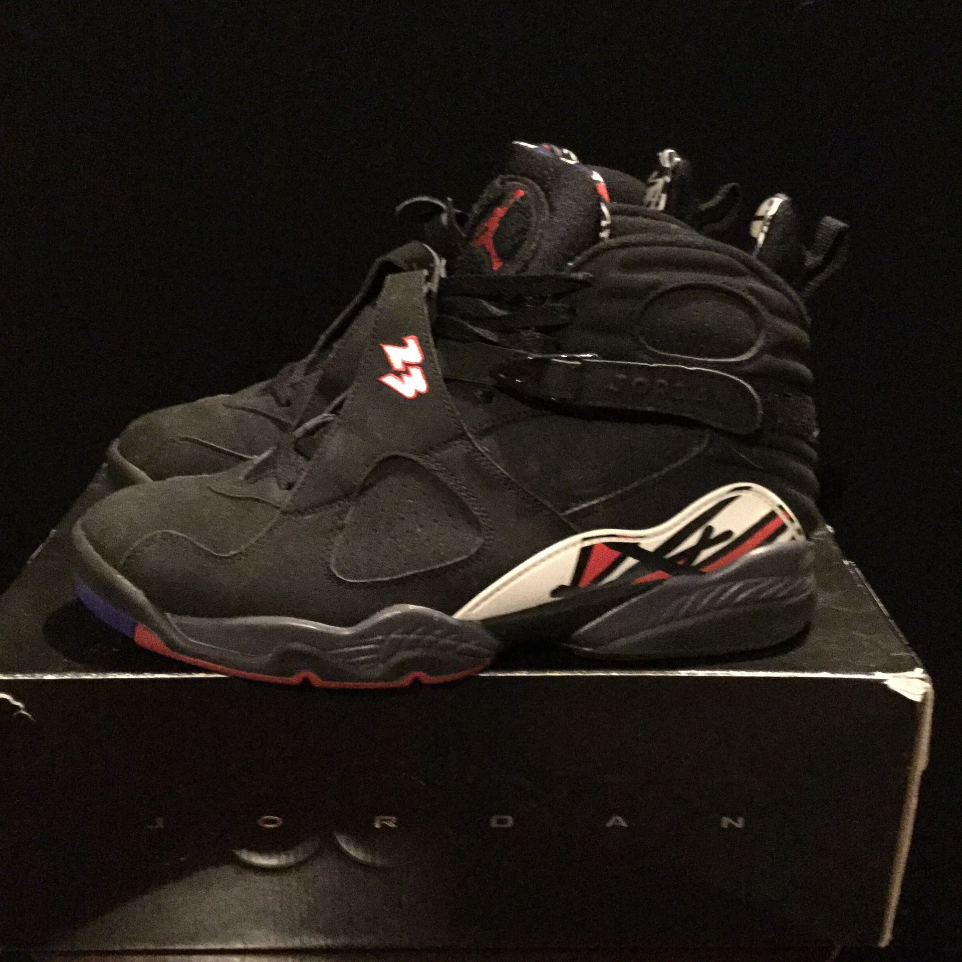 Retro Jordan 8 black Sz 11