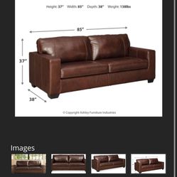 Sofa bed leather 