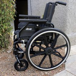 Drive 16" Viper Plus GT Wheelchair No Footrests