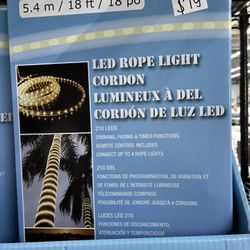 18ft LED Rope Light with Remote