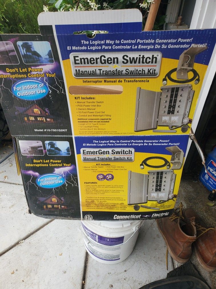 Connecticut Electric 30 Amp G2 Manual Transfer
