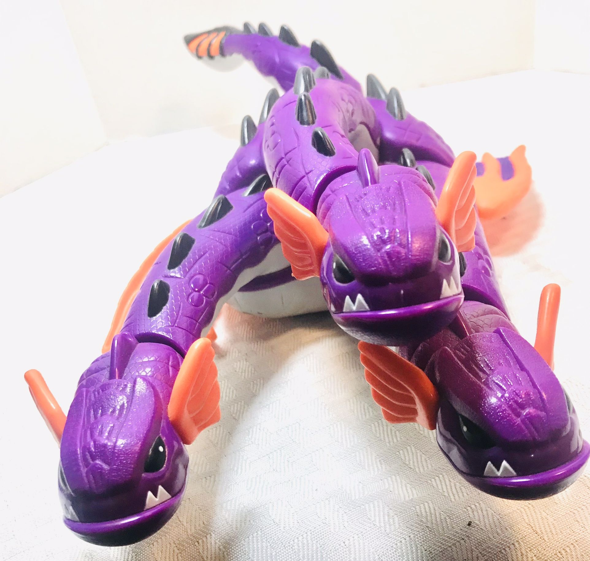 2010 Mattel Imaginext Purple 3 Headed Sea Dragon Hydra Serpent