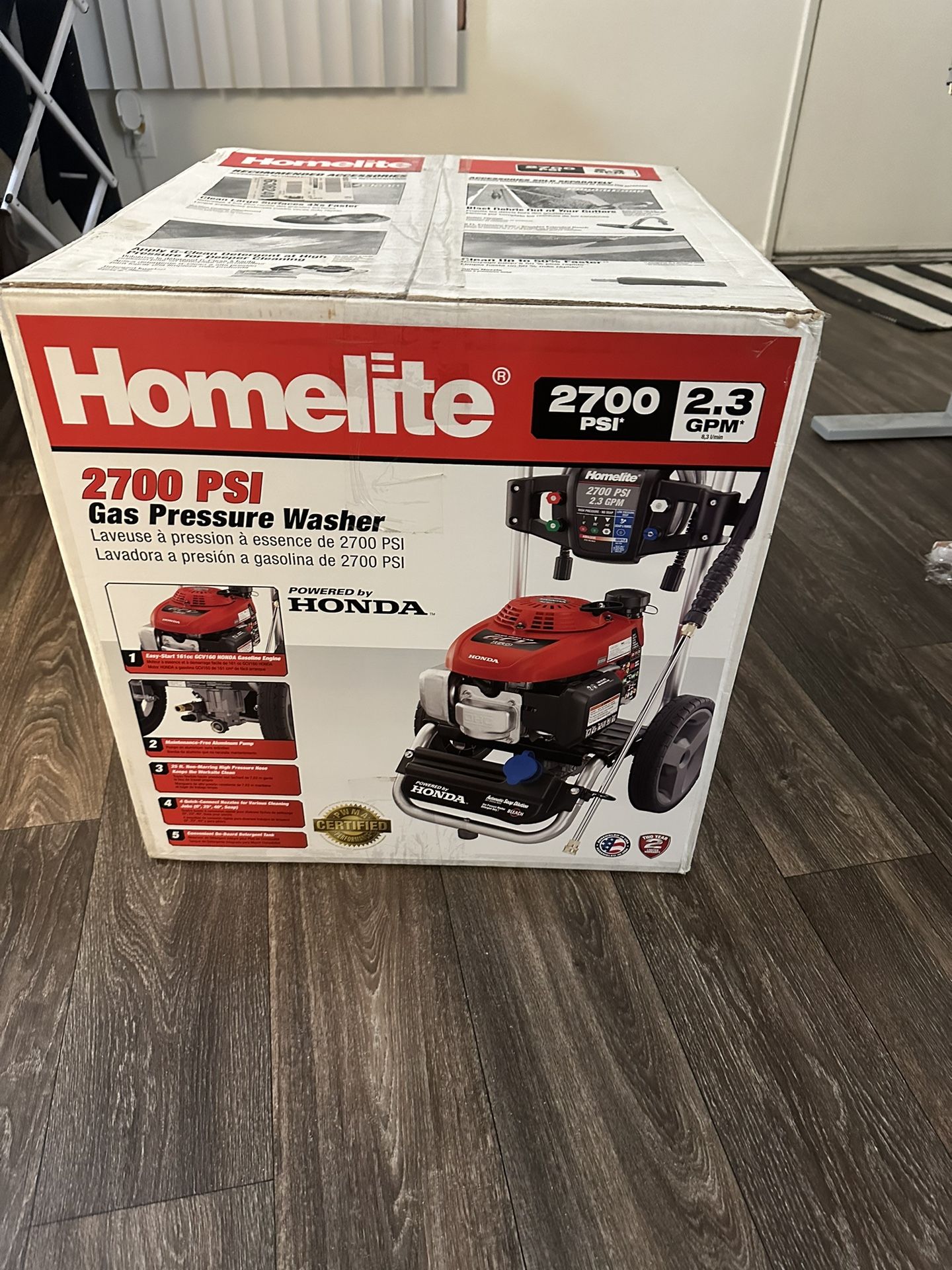 Homelite Honda Pressure Washer 2700psi for Sale in Tustin, CA OfferUp