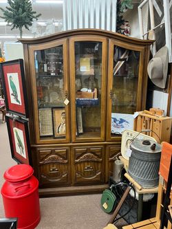 Vintage Hutch China Cabinet