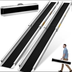 7 ft. Adjustable Wheelchair Telescoping Track Ramps with Bag