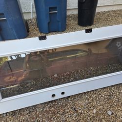 Glass Panel Exterior Door About 95 3/4 X 30 Roughly